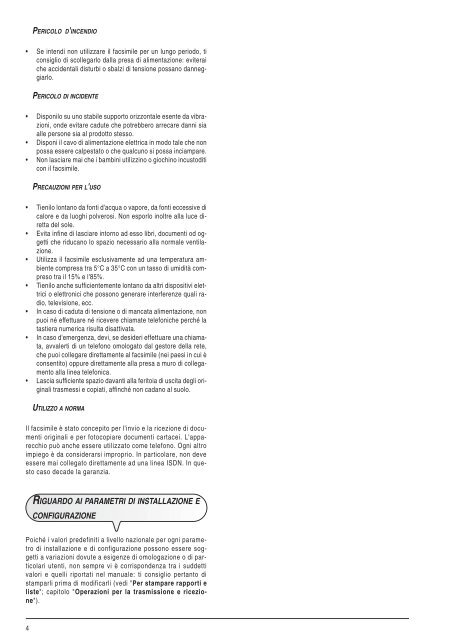 Manuale d'uso Pegaso SMS - Telecom Italia