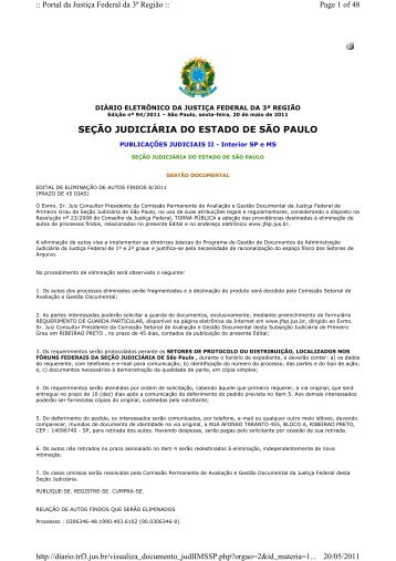 EDITAL 8 - RIBEIRAO.pdf - Justiça Federal de Primeiro Grau em ...
