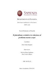 Il pluralismo evolutivo in relazione al problema mente-corpo - Padis