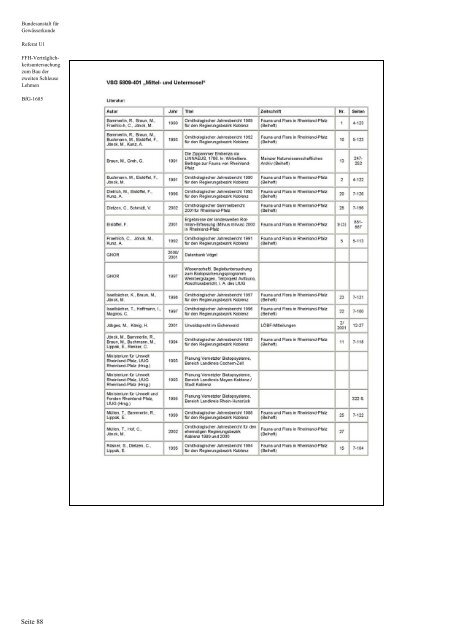 Anlage 8 FFH-Verträglichkeit - Wasser- und Schifffahrtsdirektion ...