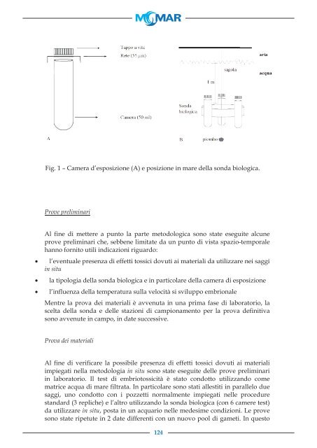 Rapporto finale - Metodologie di Monitoraggio dell ... - Momar