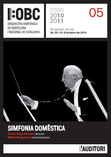 05 Simfonia domèstica - L'Auditori