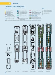 Costa Deliziosa deck plans