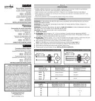 ENGLISH manual motor Controllers INSTALLATION ...