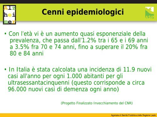 Valutati - Agenzia di Sanità Pubblica della Regione Lazio