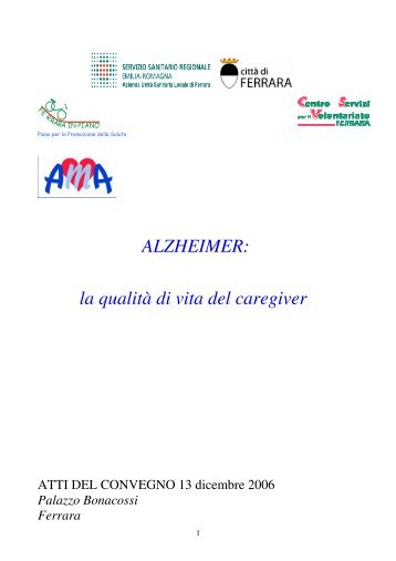 pubblicazione caregiver anziani.pdf - Azienda USL di Ferrara