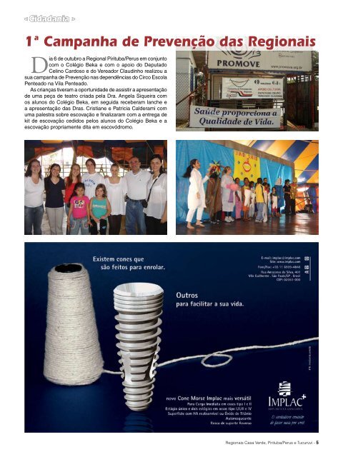 Revista União Nº 26 - APCD - Regional Tucuruvi
