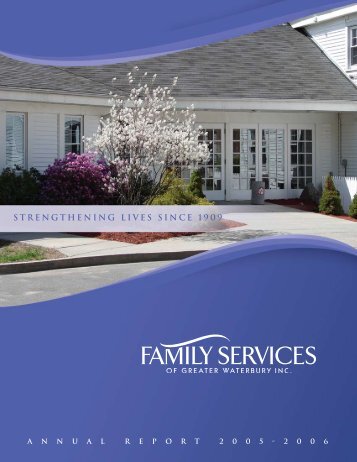 2005-2006 - (PDF) - Family Services of Greater Waterbury