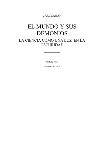 El Mundo y sus Demonios (Carl Sagan) - Biblioteca Pleyades