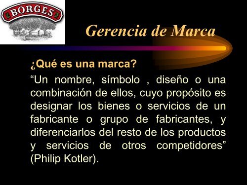 Gerencia de Marca