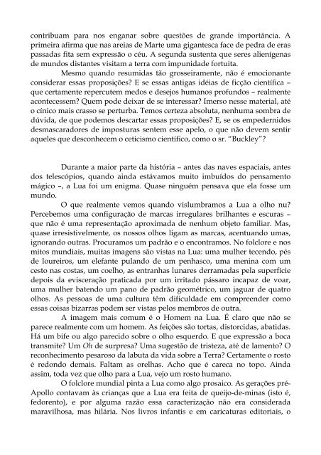 Carl Sagan, em "O mundo assombrado pelos demônios - Interessante