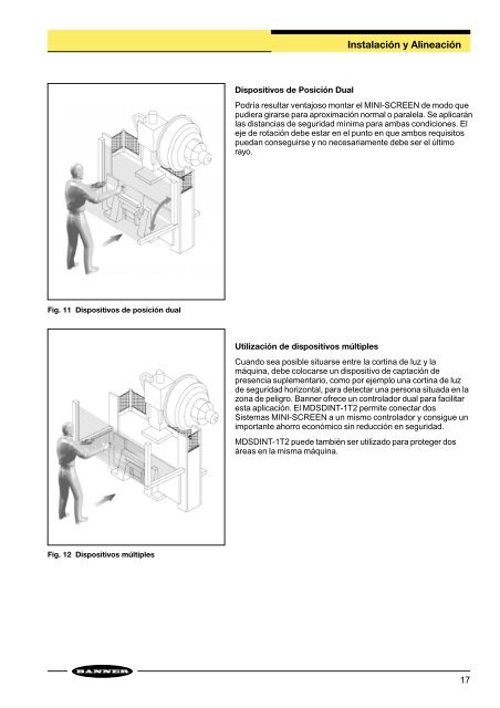 Manual de instrucciones del MINI-SCREEN™ System - Banner ...