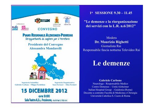 Le demenze - Italian Hospital Group