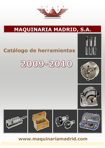 Catálogo de herramientas MAQUINARIA MADRID, S.A.