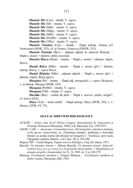 Volum integral - Facultatea de Litere, Istorie şi Teologie