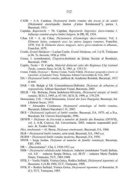 Volum integral - Facultatea de Litere, Istorie şi Teologie