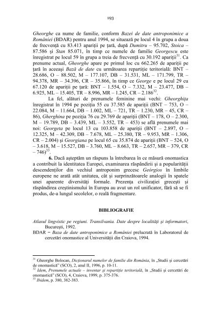 Volum integral - Facultatea de Litere, Istorie şi Teologie