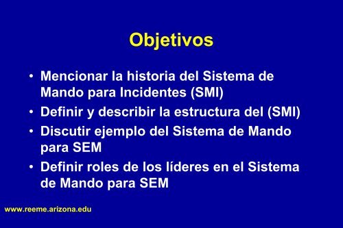 Sistema de Mando para Incidentes - Red Proteger