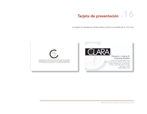 Manual de Imagen de Marca e Identidad Corporativa - Clara
