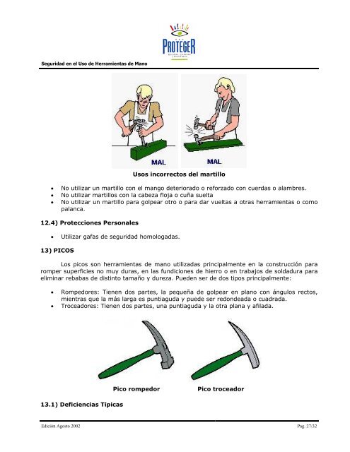 57-Seguridad en el Uso de Herramientas de Mano - Red Proteger