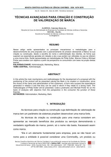 técnicas avançadas para criação e construção de valorização de ...