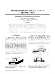 Parameters Extraction from C-V Curves in Triple-Gate ... - SBMicro