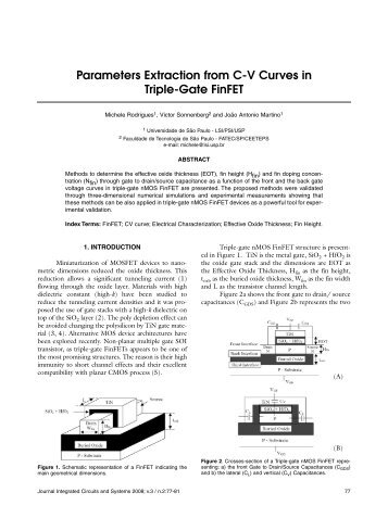 Parameters Extraction from C-V Curves in Triple-Gate ... - SBMicro