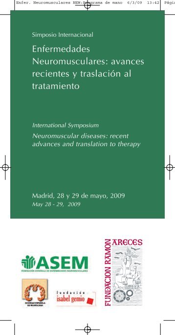 Enfer. Neuromusculares NEW:Programa de mano - Sociedad ...