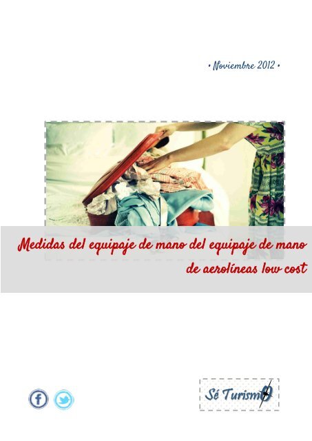 Medidas de equipaje de mano por aerolínea - Se Turismo