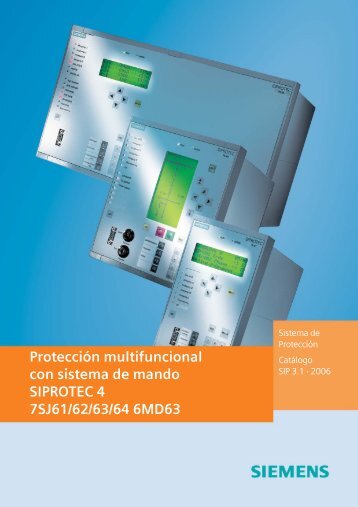 Protección multifuncional con sistema de mando ... - Siemens