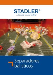 Separadores balísticos - Stadler Anlagenbau