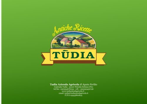 Antiche Ricette Tudia - Tudiaziendagricola.it