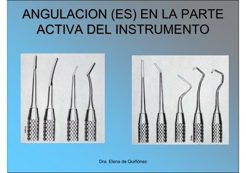 Instrumental Cortante de Mano para Odontología Operatoria