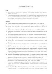 Letteratura nascente e dintorni Bibliografia aperta - sito in ...