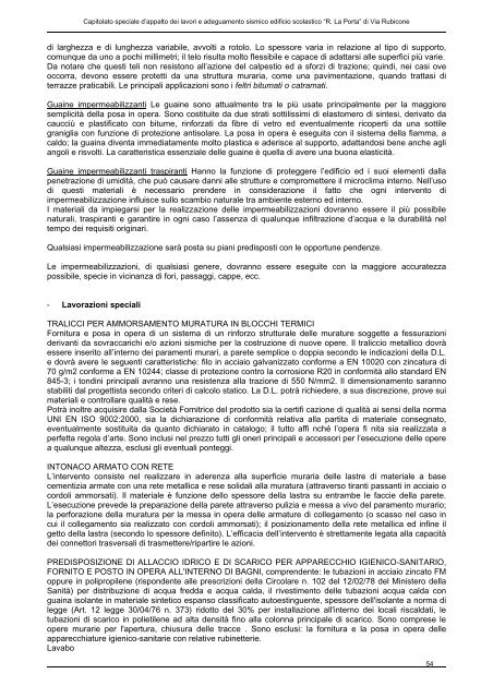 Capitolato Speciale d'Appalto - Comune di Pescara