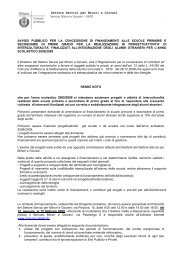 avviso pubblico finanziamenti scuole.pdf - Comune di Milano