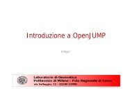 Introduzione a OpenJUMP - Laboratorio di Geomatica - Politecnico ...