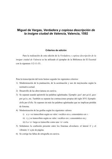 Miguel de Vargas, Verdadera y copiosa descripción de ... - Parnaseo