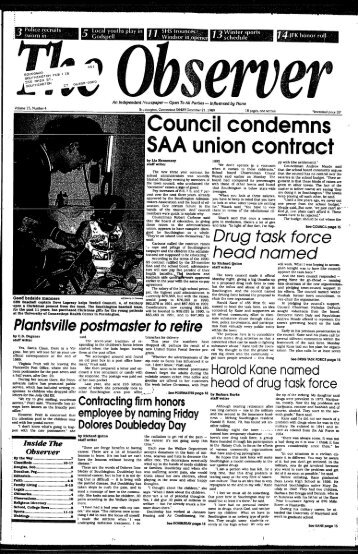 Council condemns SAA union contract - Southingtonlibrary.org