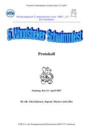 Protokoll - Wandsbeker Turnerbund von 1861 JP