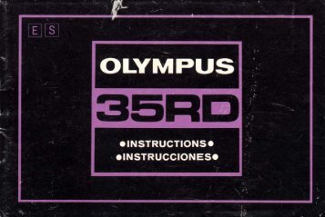 Olympus 35RD Instructions 0176 - Olympus OM System Information ...