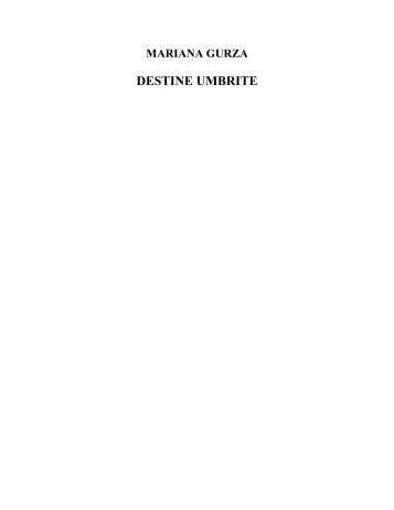 mariana gurza destine umbrite