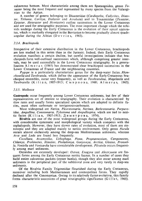 THE MEDITERRANEAN LOWER CRETACEOUS