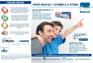 Volantino Offerte Settembre Ottobre - Consorzio InFarmacia ...