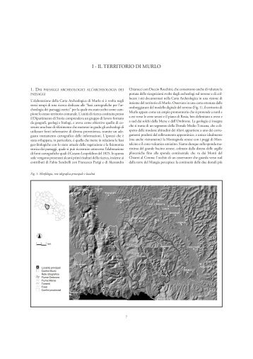 I. Il territorio di Murlo, p. 7 - BibAr