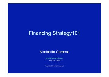 Kimberlie Cerrone, Angel investor and board member - Esbri