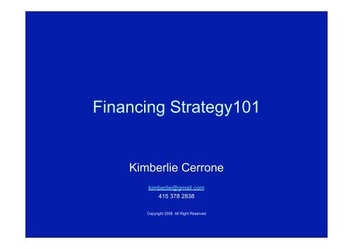 Kimberlie Cerrone, Angel investor and board member - Esbri