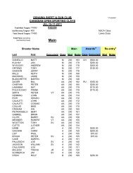 OSHAWA SKEET & GUN CLUB CANADIAN OPEN ... - The Lost Target