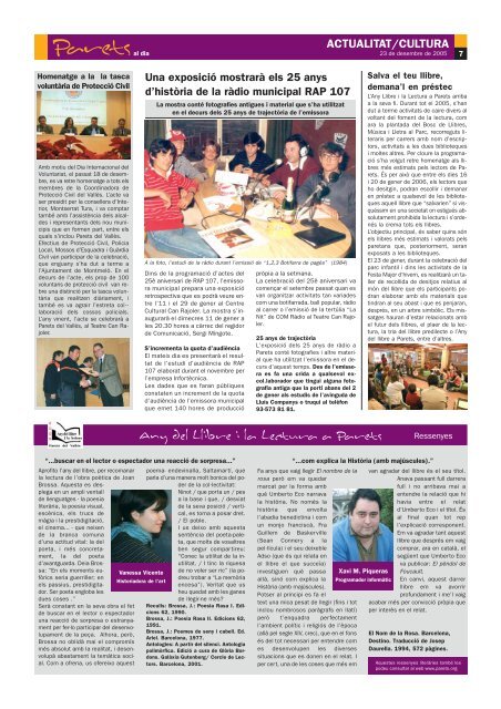 PAD núm. 16 23-12-2005 - Ajuntament de Parets del Vallès