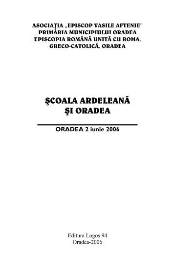 Scoala ardelana I.pdf - Scoala Ardeleana